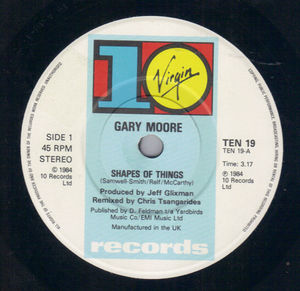GARY MOORE, SHAPES OF THINGS / BLINDER