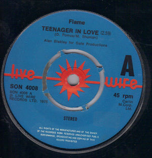 FLAME, TEENAGER IN LOVE / HEAR THE BAND PLAY 