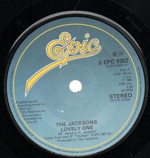 JACKSONS  , LOVELY ONE / THINGS I DO FOR YOU 
