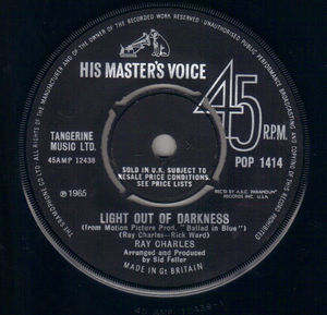 RAY CHARLES, LIGHT OUT OF DARKNESS / PLEASE FORGIVE AND FORGET 