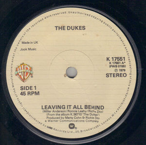 DUKES, LEAVING IT ALL BEHIND / I'LL TRY TO HELP 