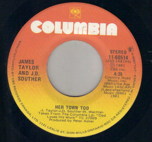 JAMES TAYLOR , HER TOWN TOO / BELIEVE IT OR NOT 
