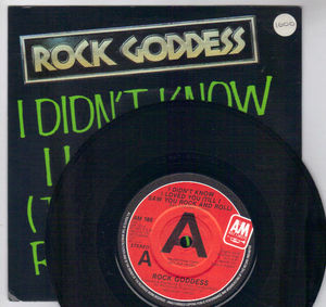 ROCK GODDESS, I DIDN'T KNOW I LOVED YOU / HELL HATH NO FURY - PROMO (looks unplayed)