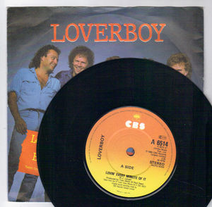 LOVERBOY , LOVIN EVERY MINUTE OF IT / BULLET IN THE CHAMBER (looks unplayed)