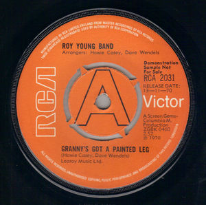 ROY YOUNG BAND, GRANNYS GOT A PAINTED LEG / REVOULUTION - PROMO