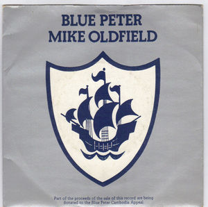 MIKE OLDFIELD , BLUE PETER / WOODHENGE (A3 matrix) 