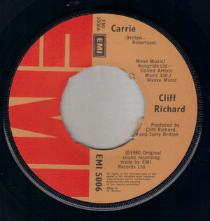 CLIFF RICHARD, CARRIE / MOVING IN 