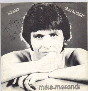 MIKE MIRANDI, HOLIDAY / OKAY ALRIGHT (signed cover)