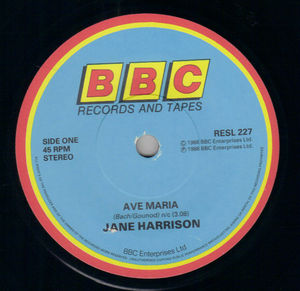 JANE HARRISON, AVE MARIA / ONE FINE DAY 