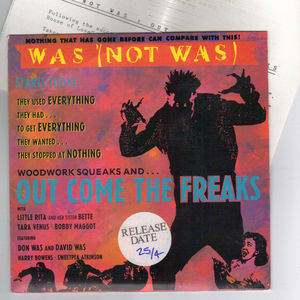 WAS (NOT WAS), OUT COME THE FREAKS (AGAIN) / EARTH TO DORIS -promo