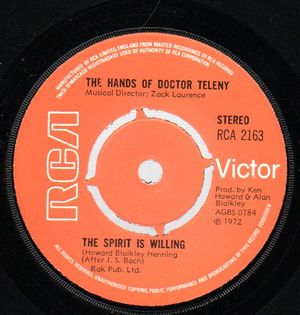 PETER STRAKER-THE HANDS OF DOCTOR TELENY, THE SPIRIT IS WILLING / THE SPIRIT IS WILLING 