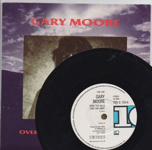GARY MOORE, OVER THE HILLS AND FAR AWAY / CRYING IN THE SHADOWS - gatefold sleeve