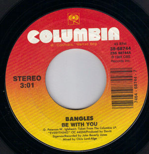 BANGLES , BE WITH YOU / LET IT GO
