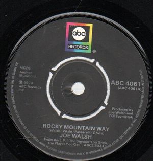 JOE WALSH , ROCKY MOUNTAIN WAY / (DAY DREAM) PRAYER