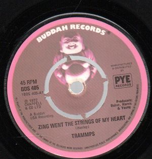 TRAMMPS, ZING WENT THE STRINGS OF MY HEART / PENGUIN AT THE BIG APPLE (push out centre)