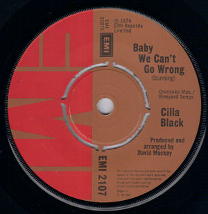 CILLA BLACK, BABY WE CANT GO WRONG / SOMEONE 