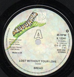 BREAD , LOST WITHOUT YOUR LOVE / CHANGE OF HEART 