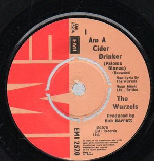 WURZELS , I AM A CIDER DRINKER / THE BACK OF MY OLD CAR 