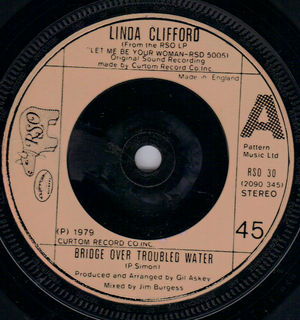 LINDA CLIFFORD , BRIDGE OVER TROUBLED WATER / HOLD ME CLOSE