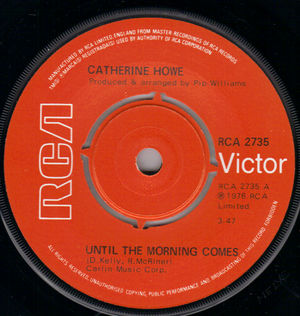 CATHERINE HOWE, UNTIL THE MORNING COMES / LUCY SNOW 