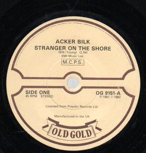 ACKER BILK , STRANGER ON THE SHORE / SUMMER SET