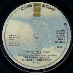 BERNIE LEADON, YOU'RE THE SINGER / AS TIME GOES ON 