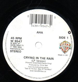 A-HA , CRYING IN THE RAIN / (SEEMINGLY) NONSTOP JULY