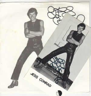 JESS CONRAD , SAVE IT FOR A RAINY DAY  - PROMO+ SIGNED PROMO PICTURE