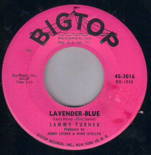 SAMMY TURNER  , LAVENDER BLUE / WRAPPED UP IN A DREAM 