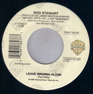 ROD STEWART, LEAVE VIRGINIA ALONE / SHOCK TO THE SYSTEM