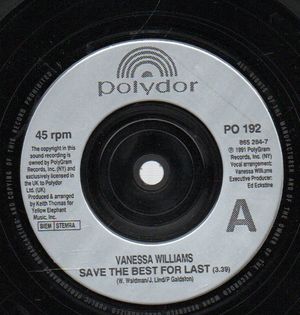 VANESSA WILLIAMS, SAVE THE BEST FOR LAST / 2 OF A KIND 