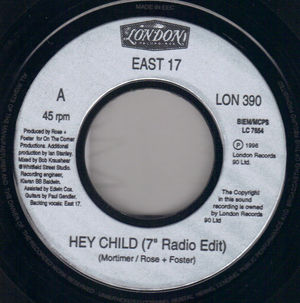 EAST 17, HEY CHILD / HEAVENLY MIX