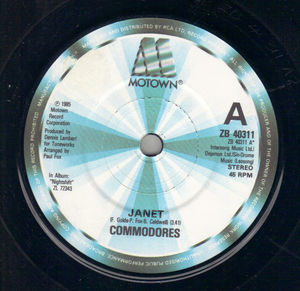 COMMODORES, JANET / I'M IN LOVE (looks unplayed)