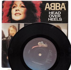 ABBA, HEAD OVER HEELS / THE VISITORS (looks unplayed)