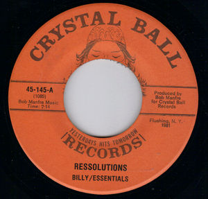 BILLY ESSENTIALS / 4 EVERS , RESSOLUTIONS / YOU'RE SO FINE