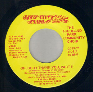 HIGHLAND PARK COMMUNITY CHOIR, OH GOD I THANK YOU - PART I / PART 11 - gospel