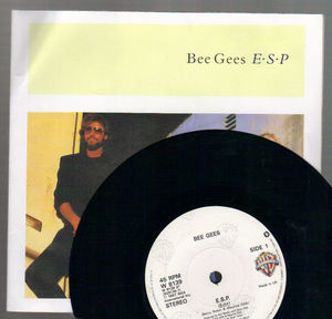 BEE GEES, E.S.P. / OVERNIGHT - poster sleeve - looks unplayed