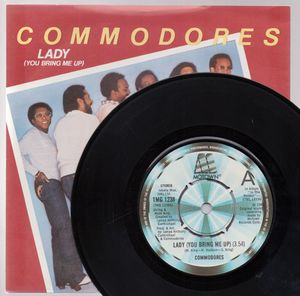 COMMODORES, LADY ( YOU BRING ME UP) / GETTIN IT - looks unplayed