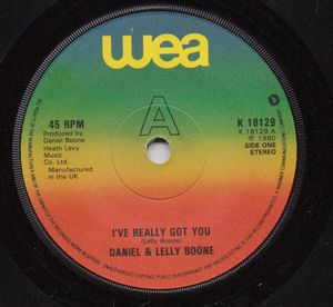 DANIEL AND LELLY BOONE , I'VE REALLY GOT YOU / DO YOU BELIEVE IN ME - looks unplayed