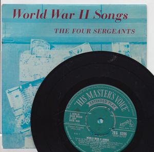 FOUR SERGEANTS , WORLD WAR II SONGS - EP