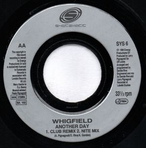 WHIGFIELD, ANOTHER DAY / CLUB MIX/NITE MIX