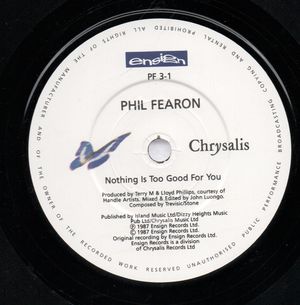 PHIL FEARON  , NOTHING IS TOO GOOD FOR YOU / YOU STILL GOT MY LOVE 