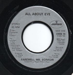 ALL ABOUT EVE, FAREWELL MR SORROW / ELIZABETH OF GLASS