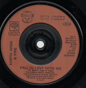 EARTH WIND & FIRE, FALL IN LOVE WITH ME / LADY SUN 