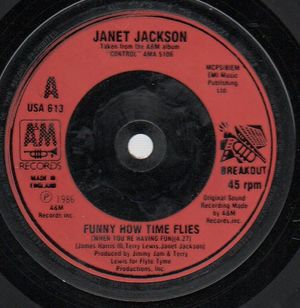 JANET JACKSON , FUNNY HOW TIME FLIES / WHEN I THINK OF YOU
