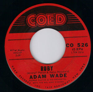 ADAM WADE , RUBY / TOO FAR 