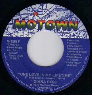 DIANA ROSS, ONE LOVE IN MY LIFETIME / SMILE