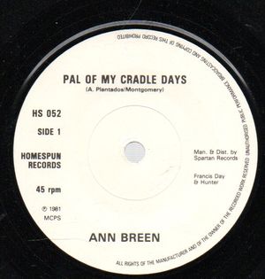 ANN BREEN, PAL OF MY CRADLE DAYS / LOVE IS TEASIN'