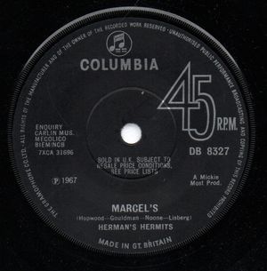 HERMANS HERMITS , MARCEL'S / I CAN TAKE OR LEAVE YOUR LOVING 