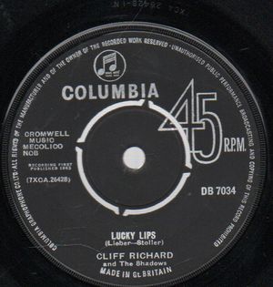 CLIFF RICHARD, LUCKY LIPS / I WONDER